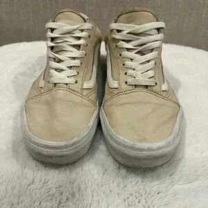 Vans Old Skool Leather Men's 6/ Women’s 7.5 Shoes Sand Dollar